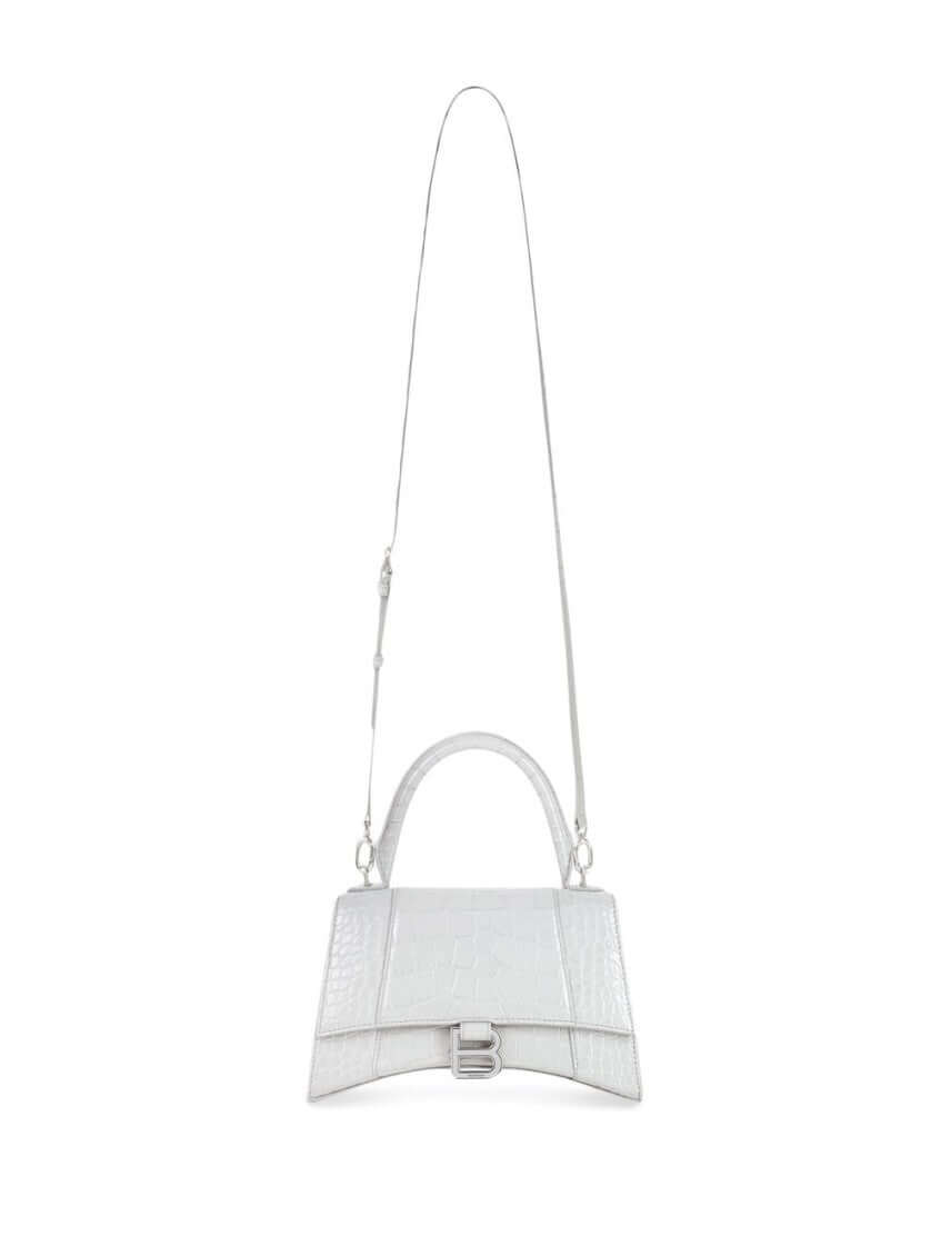 Balenciaga Grey Hourglass Small Satchel Bag - Size: One Size Bags | Shop From The Mirage