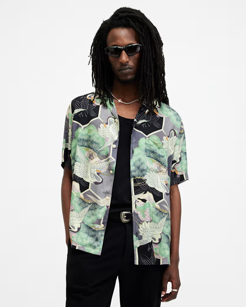 Naga Floral Print Relaxed Fit Shirt