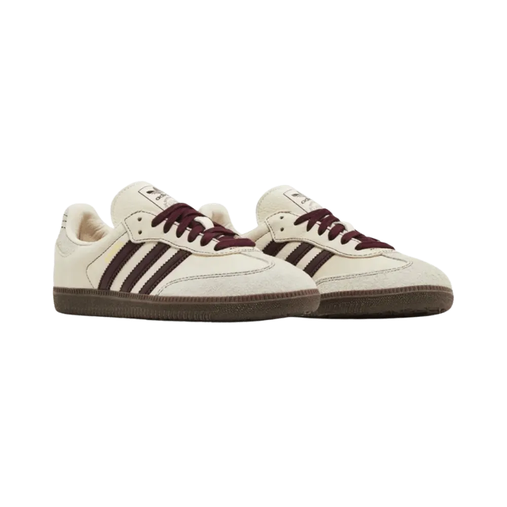 Wmns Samba OG 'Wonder White Maroon'
