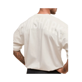 Gymshark Power T-Shirt Oversized Fit Oat White