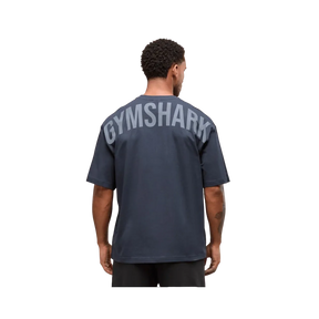 Gymshark Power T-Shirt Oversized Fit Heavy Blue