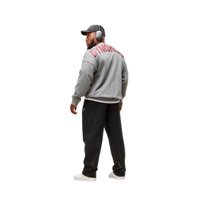 Gymshark Power Crew Oversized Fit Charcoal Core Marl