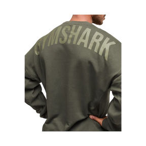 Gymshark Power Crew Oversized Fit Strength Green