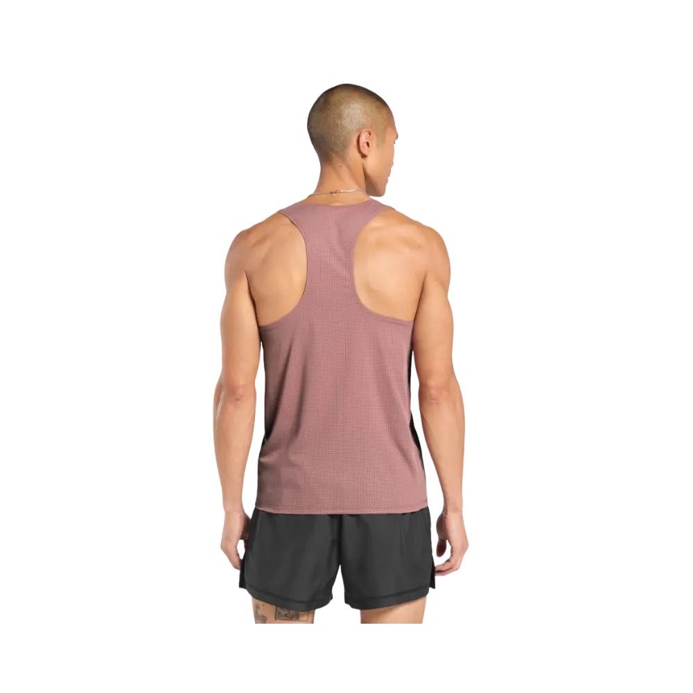 Gymshark Running Tank Slim Fit Brick Brown