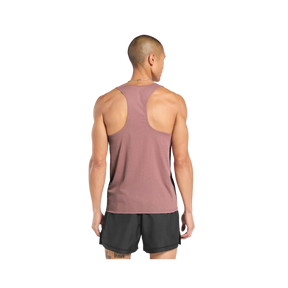 Gymshark Running Tank Slim Fit Brick Brown