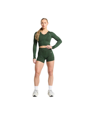 Adapt Camo Seamless Long Sleeve Top Body fit Trail Green/Classic Green