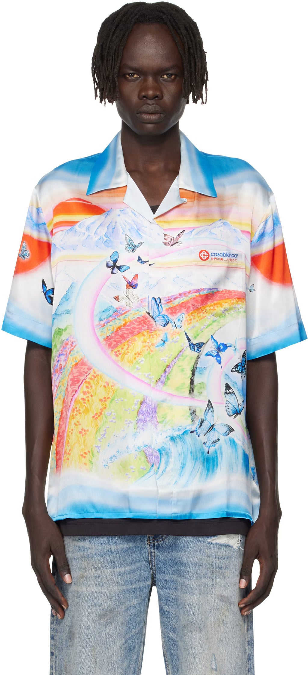 Multicolor Silk Shirt