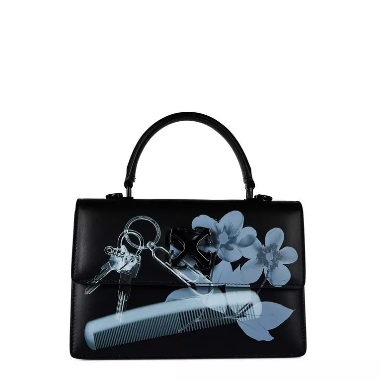 Off White Jitney X-Ray Print Leather Bag