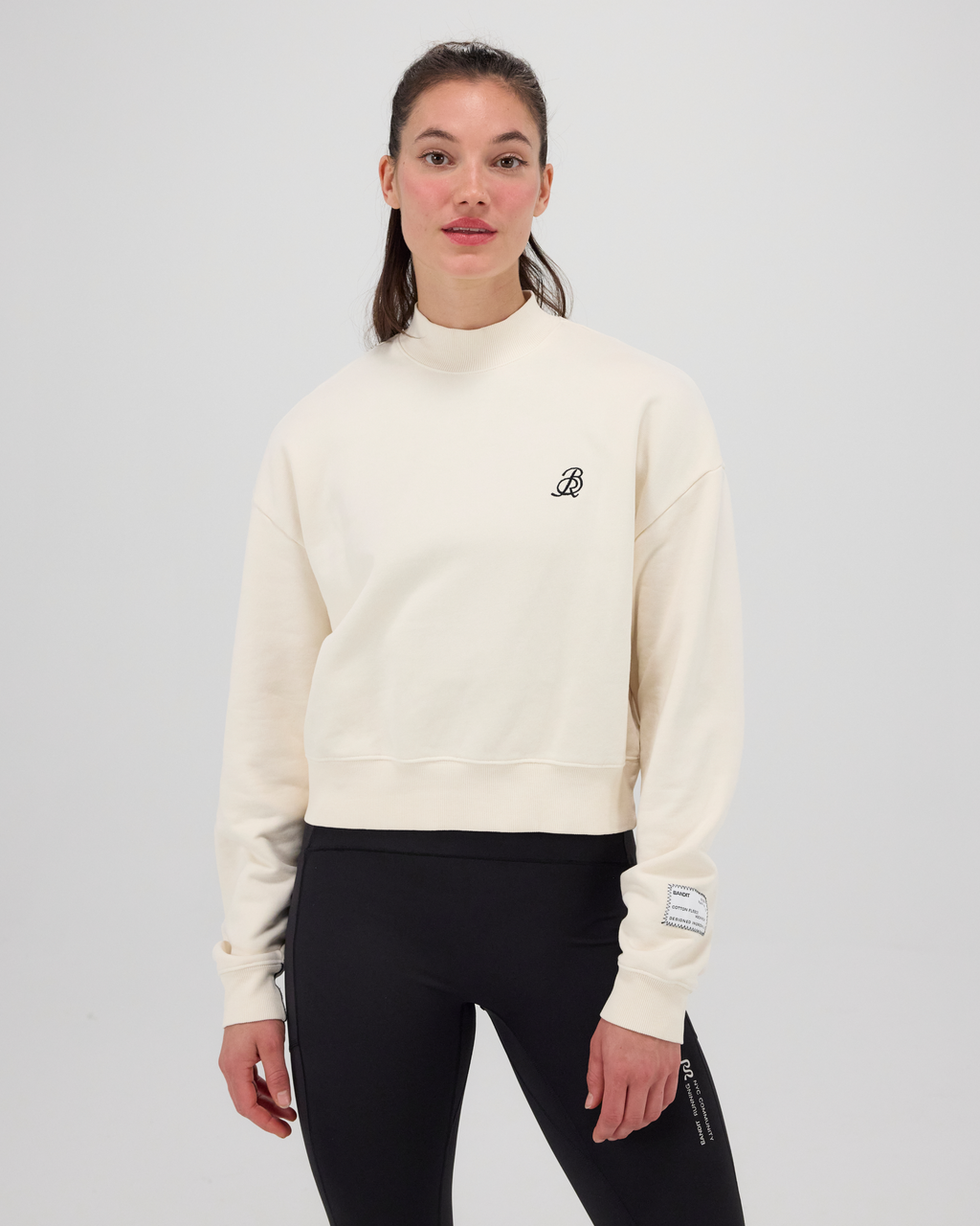 The Cropmock™ Pullover - Cream