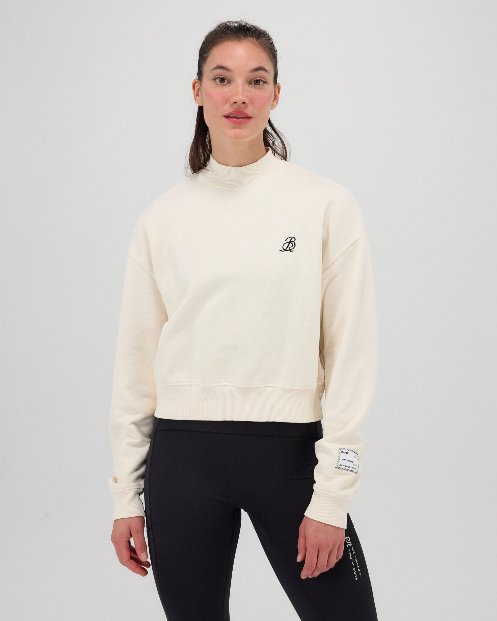 The Cropmock™ Pullover - Cream