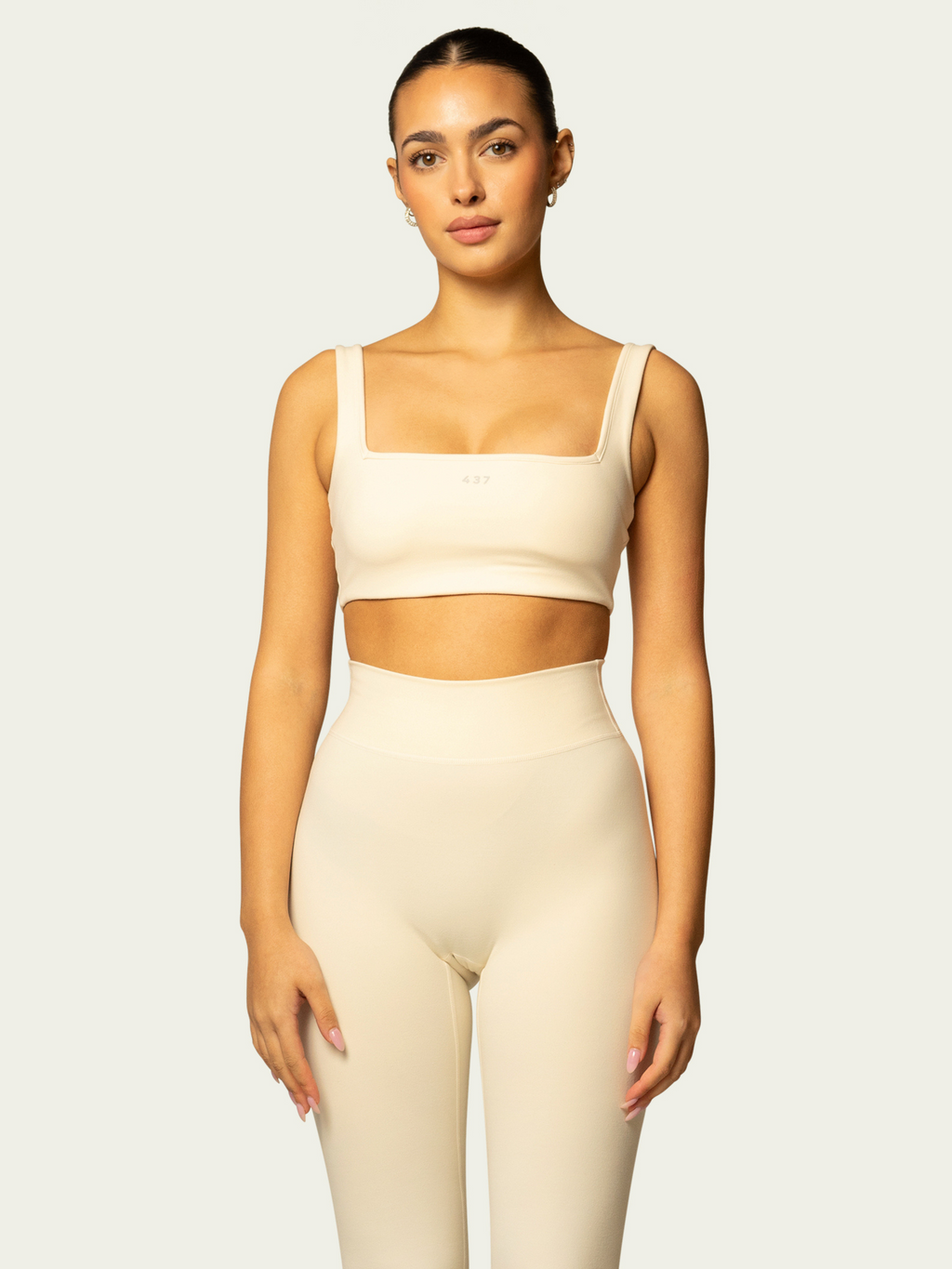 The Square Bra / Cream