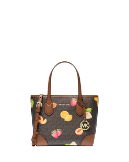 Eva Extra-Small Printed Signature Logo Convertible Tote Bag