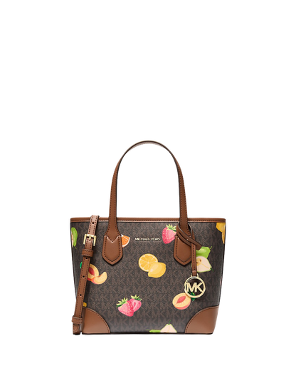 Eva Extra-Small Printed Signature Logo Convertible Tote Bag