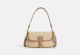 Coach Hadley Shoulder Bag With Signature Canvas - Bags | Shop From The Mirage