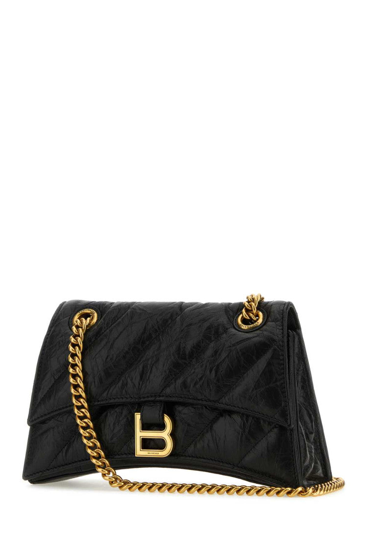 Black Hourglass Shoulder Bag