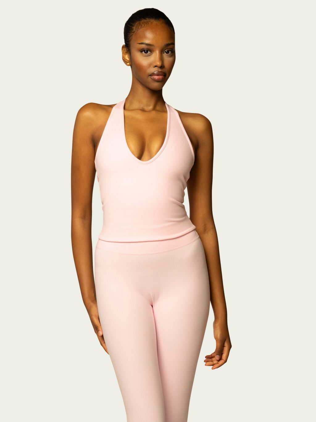 The Halter Tank / Powder-Pink