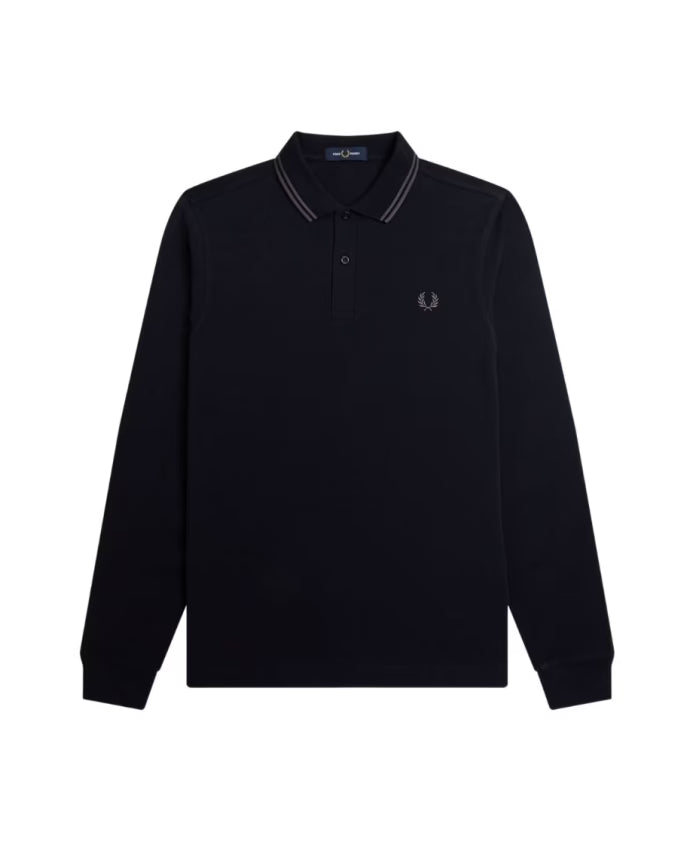 Fred Perry Long Sleeve Regular Fit Polo Shirt