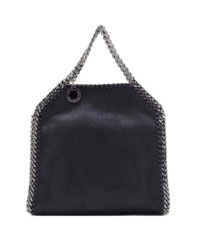 Black Chain-link Shoulder Bag