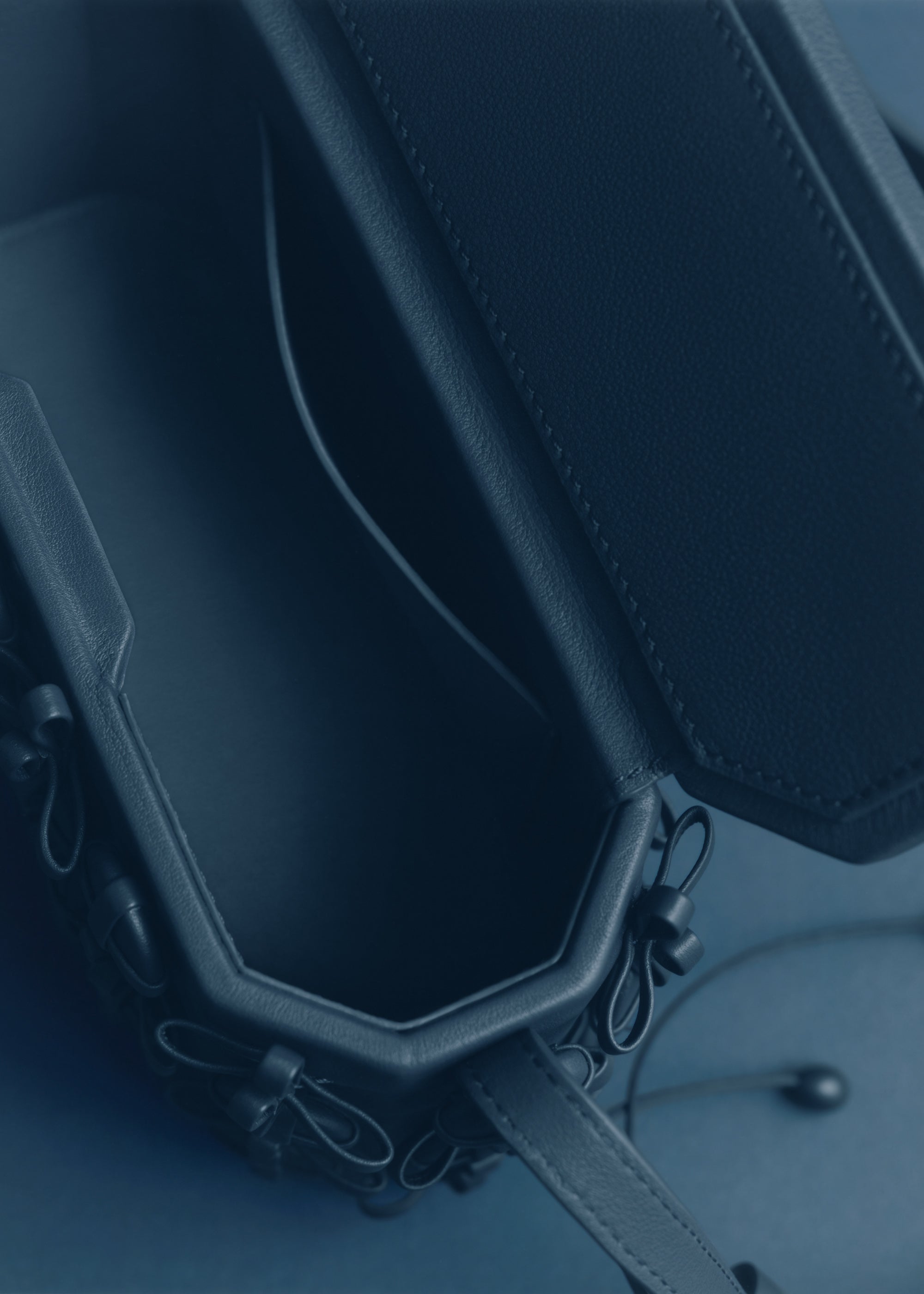 Button Bow Box - Ink