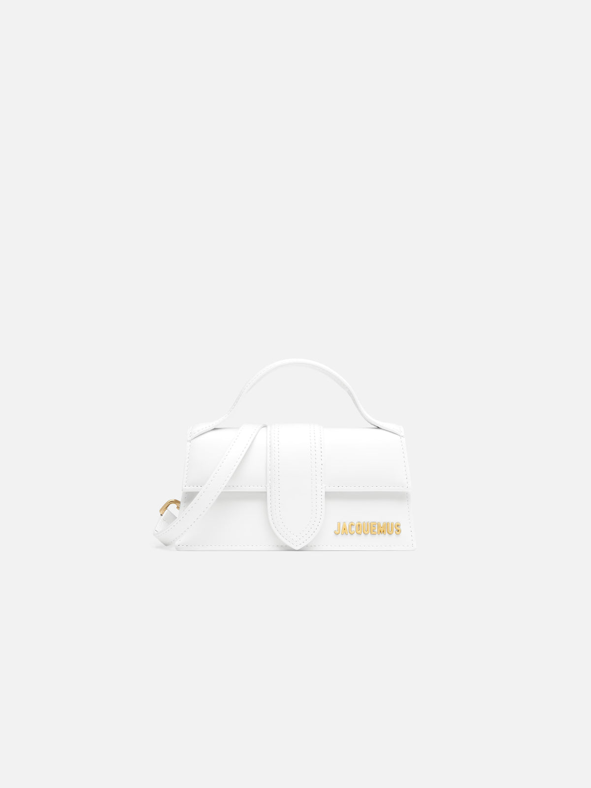 The Bambino Small handbag with adjustable crossbody strap.