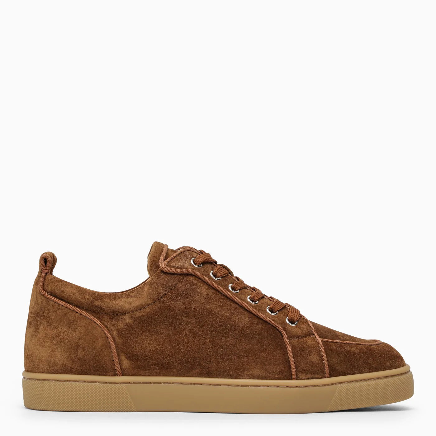 Christian Louboutin Brown Suede Trainer