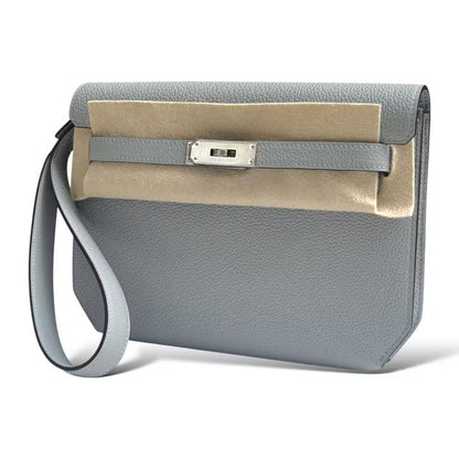 Hermes Kelly Depeche Bleu Glacier Togo PHW