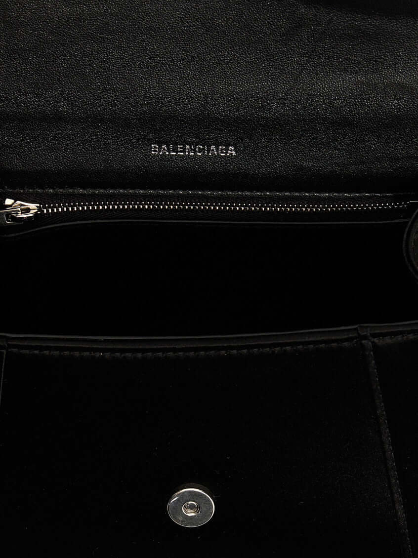 Balenciaga Black Hourglass S Handbag - Size: One Size Bags | Shop From The Mirage