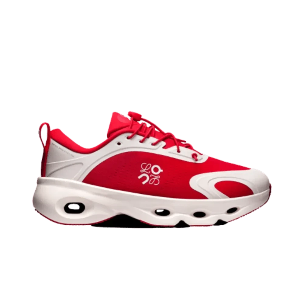 Loewe x On Running Cloudsolo Red Eggshell
