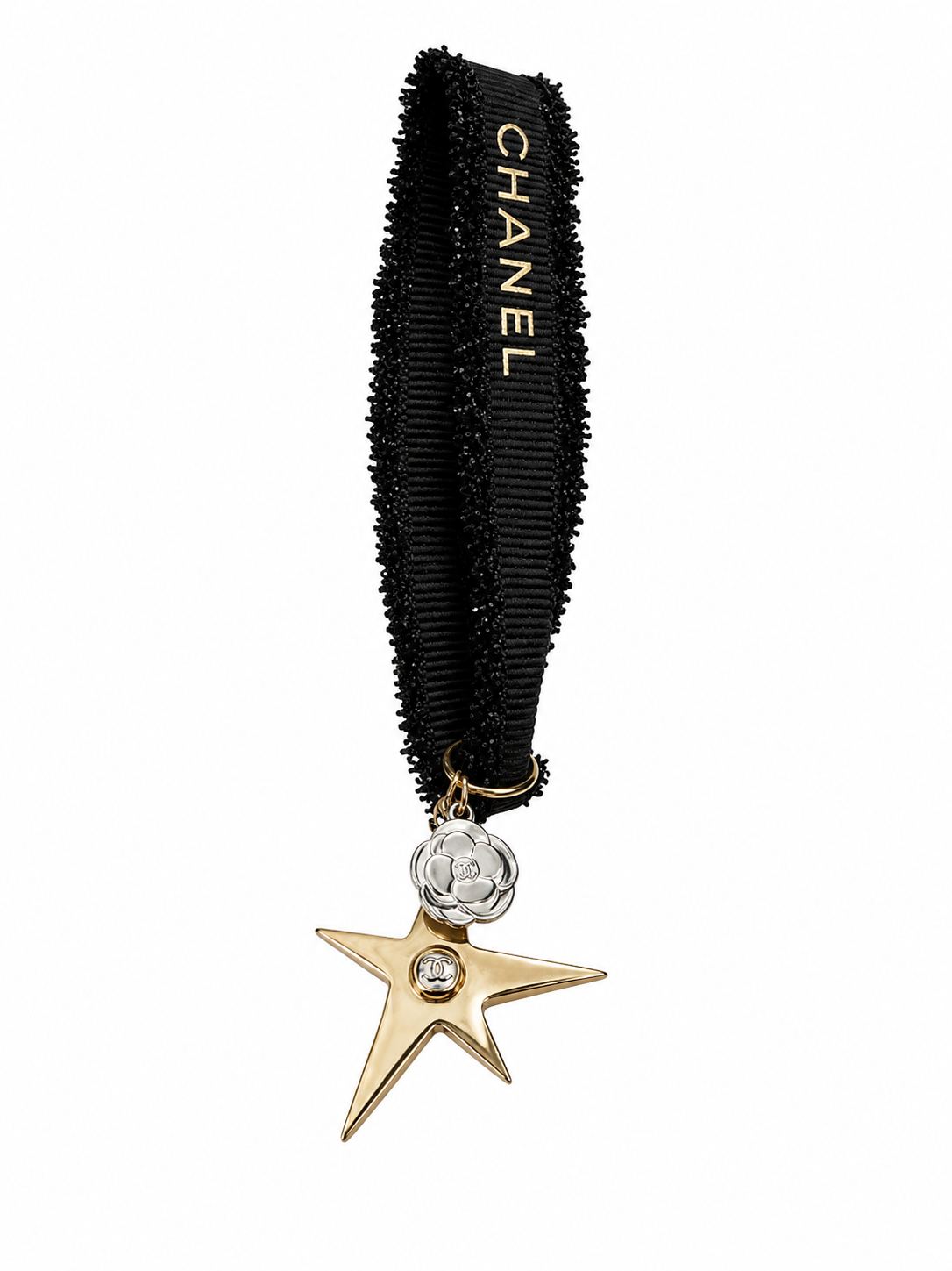 CHANEL EXCLUSIVE GOLD STAR & FLOWER CHARM 2025 NEW LIMITED EDITION GIFT