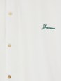 Jacquemus 'La Chemise Baseball' White Shirt with Embroidered Logo on the Front in Cotton Man