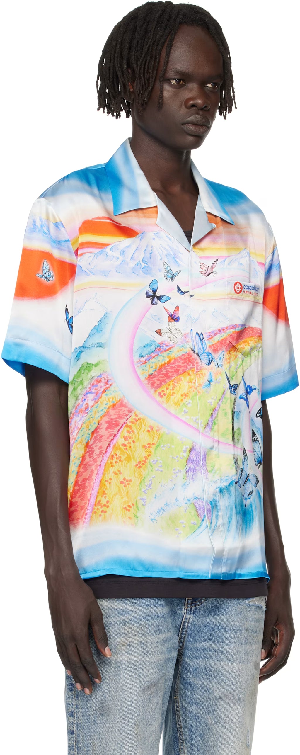 Multicolor Silk Shirt
