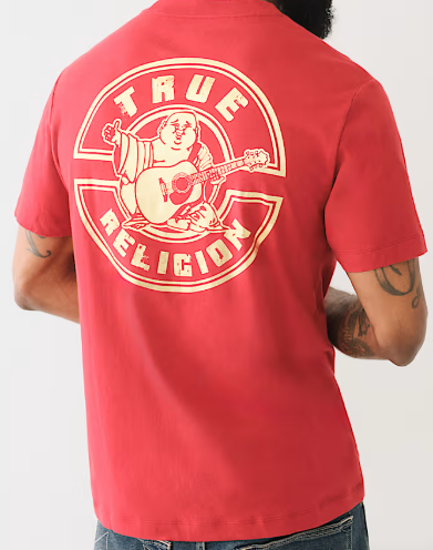 METALLIC STAMP GRAPHIC TEE