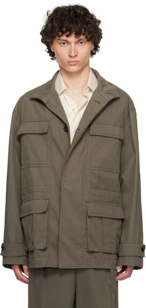 Ferragamo Taupe Saharan Jacket