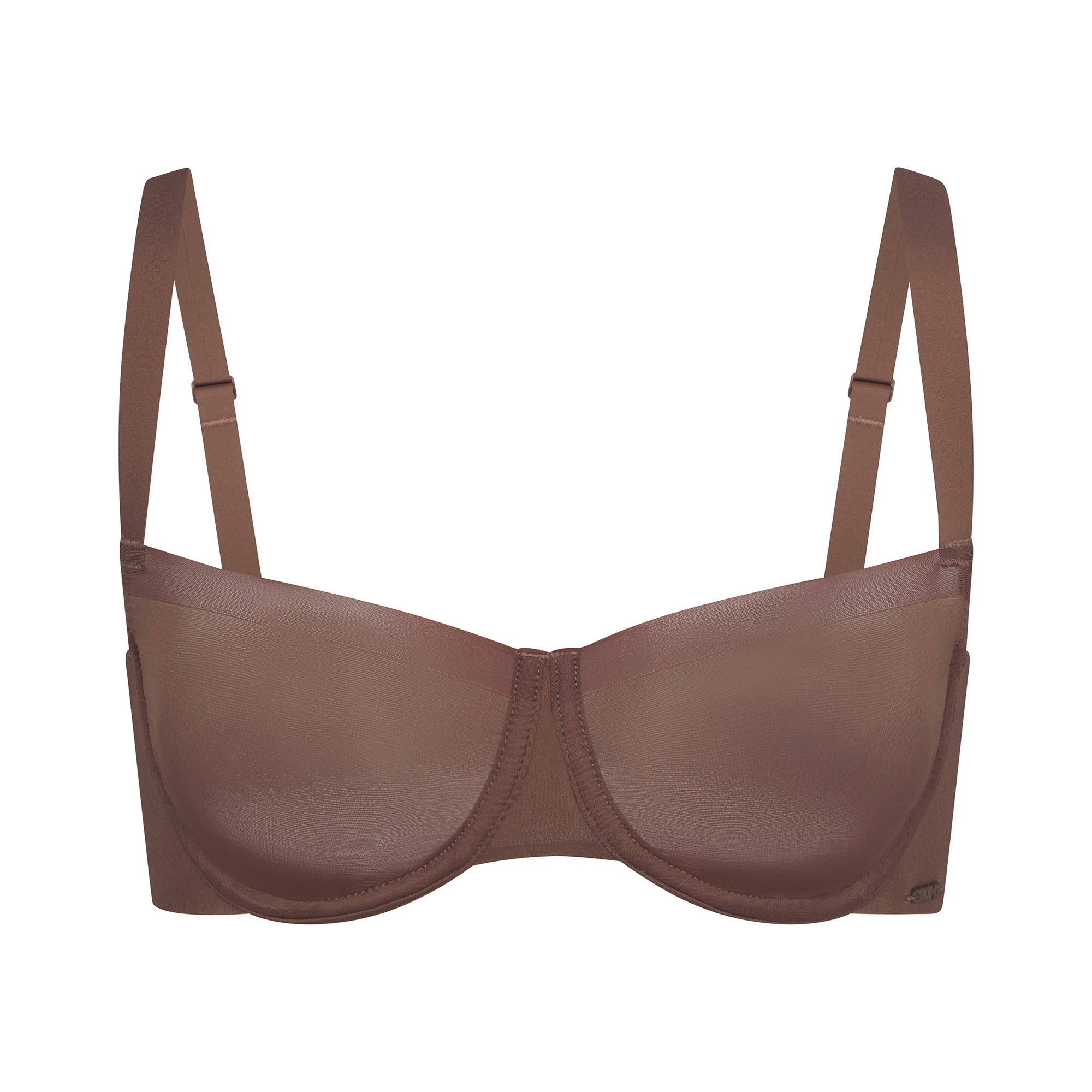No Show Unlined Balconette Bra