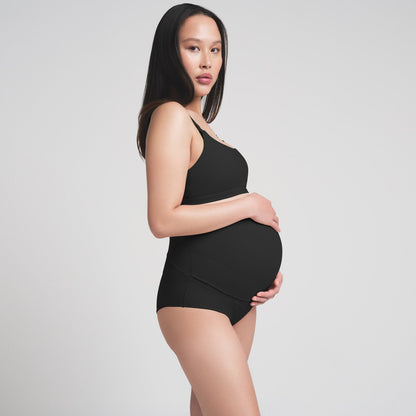 Fits Everybody Maternity Banded High-waisted Brief