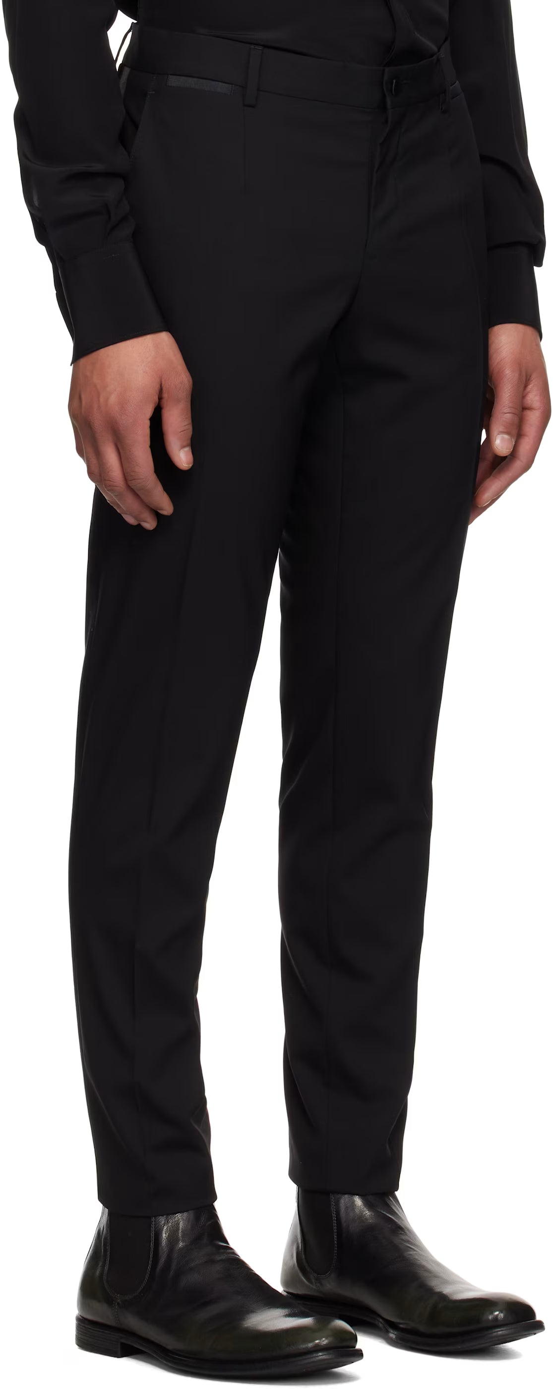 Dolce&Gabbana Black Continuativo Nero Trousers