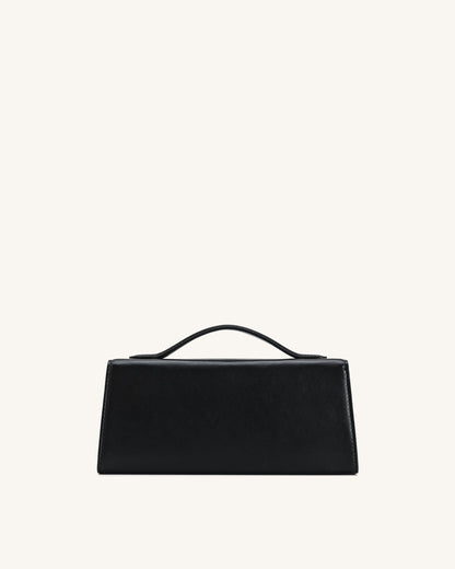 Lena Metal Rope Knot Top Handle Bag - Deep Claret