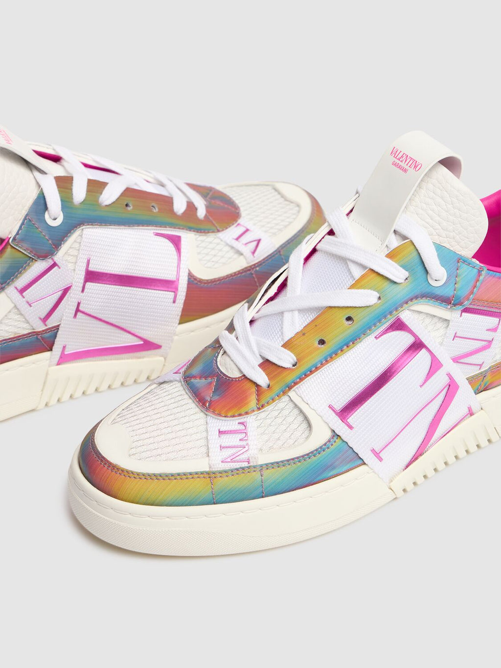 Valentino Garavani Valentino Garavani 20mm VL7N poly & cotton sneakers - Size: UK 4 Sneakers | Shop From The Mirage