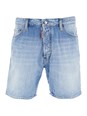Dsquared2 Blue Jeans with Five-Pocket Design and Logo Patch on the Back in Denim Man