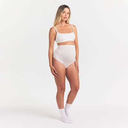 Cotton Jersey Maternity High-waisted Thong
