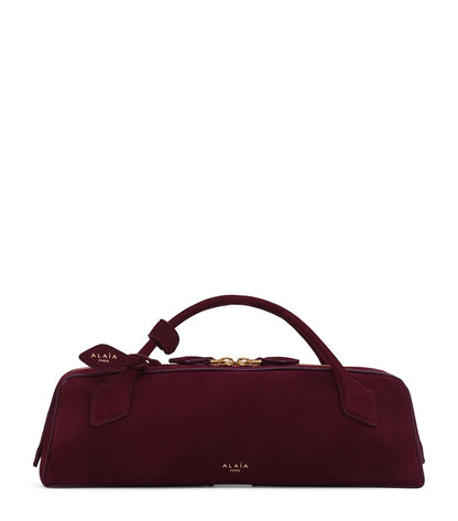 Suede Le Teckel Top-Handle Bag