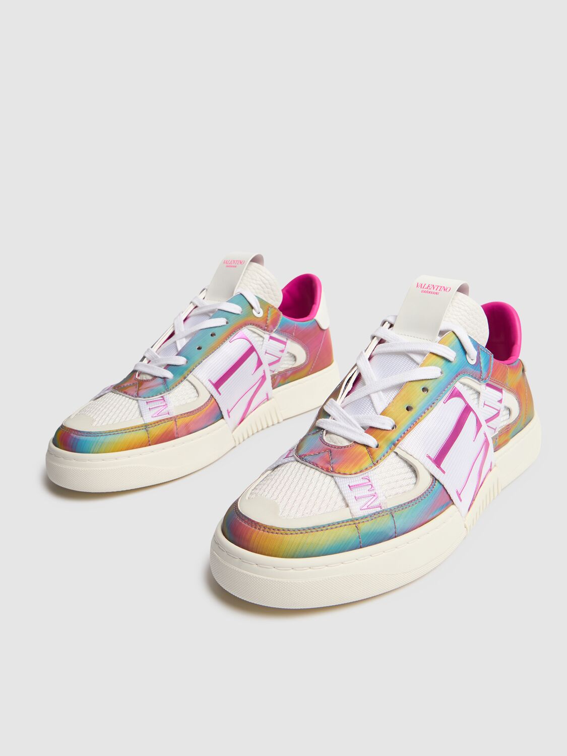 Valentino Garavani Valentino Garavani 20mm VL7N poly & cotton sneakers - Size: UK 4 Sneakers | Shop From The Mirage