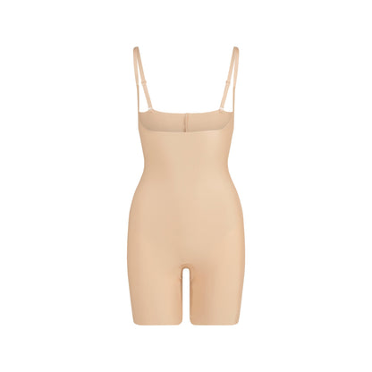 Skims Body Core Sculpt Open Bust Mid Thigh Bodysuit