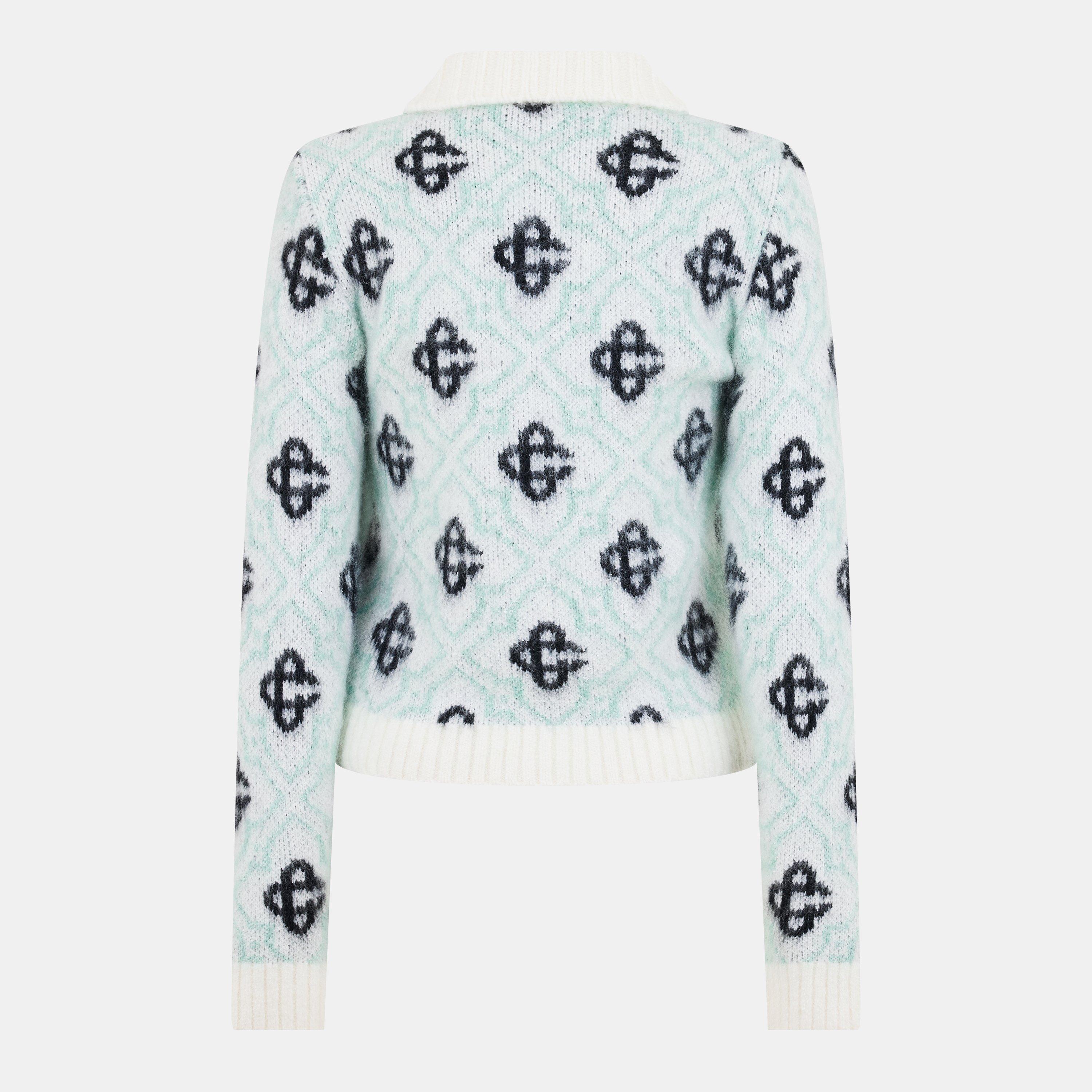 Women's Casa Mono Zip-Up Cardigan