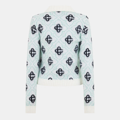 Mono Zip Front Cardigan
