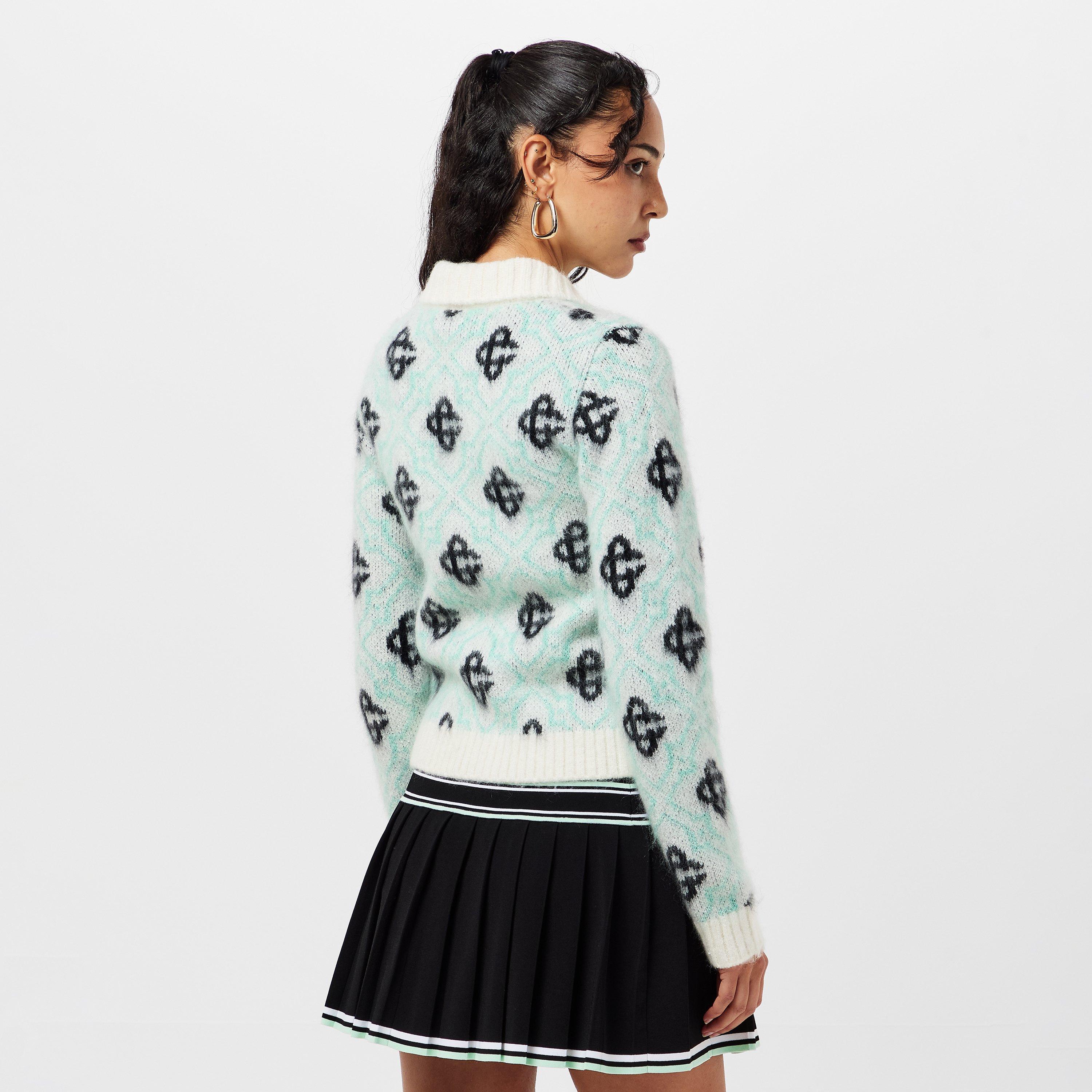Mono Zip Front Cardigan