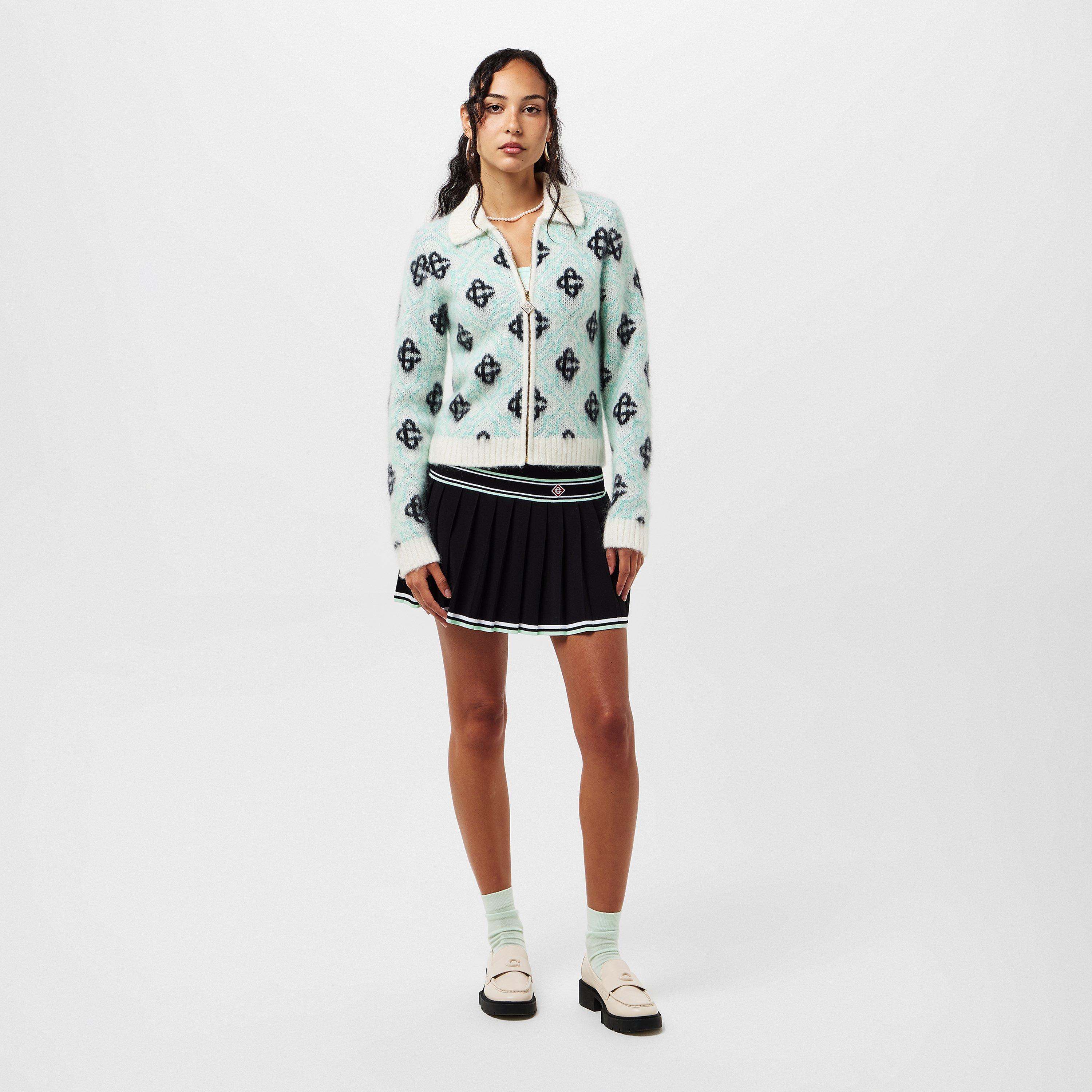Women's Casa Mono Zip-Up Cardigan