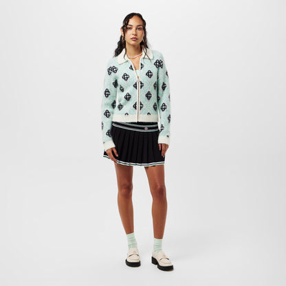 Women's Casa Mono Zip-Up Cardigan