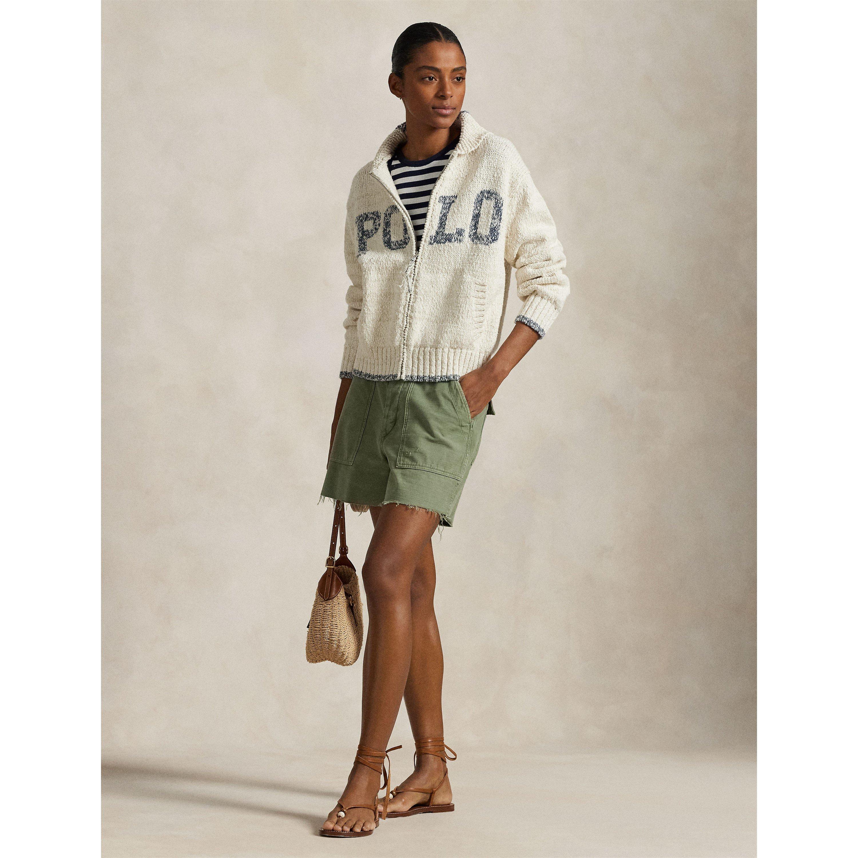 Embroidered Button Fastening Cardigan