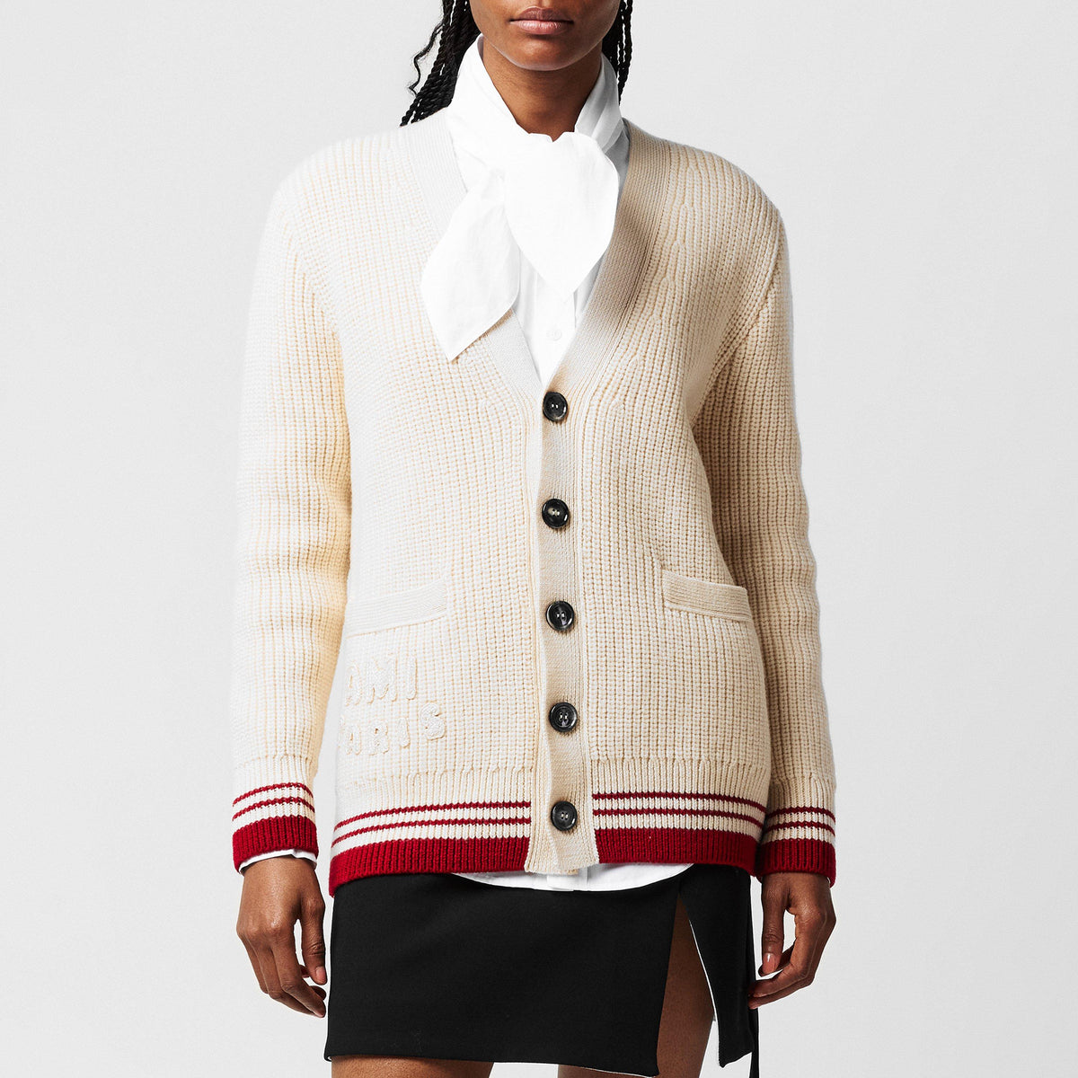 Striped Rib Cardigan